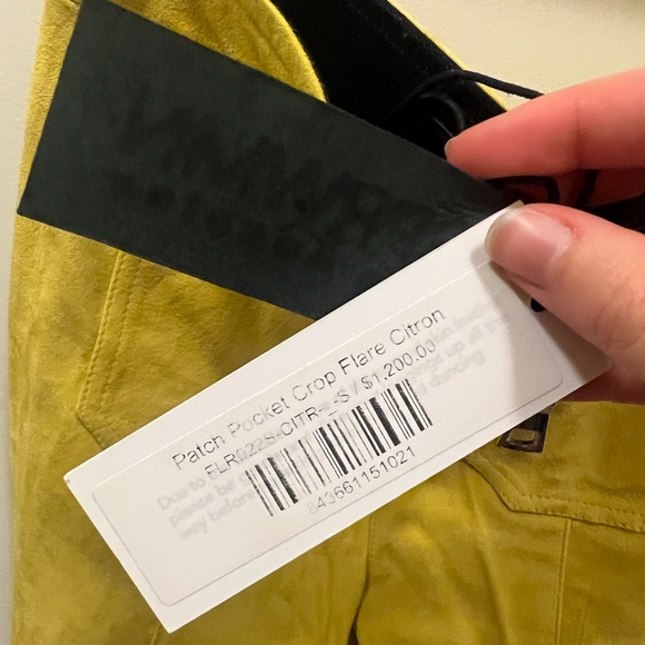 NWT SPRWMN suede pants - Picture 4 of 7